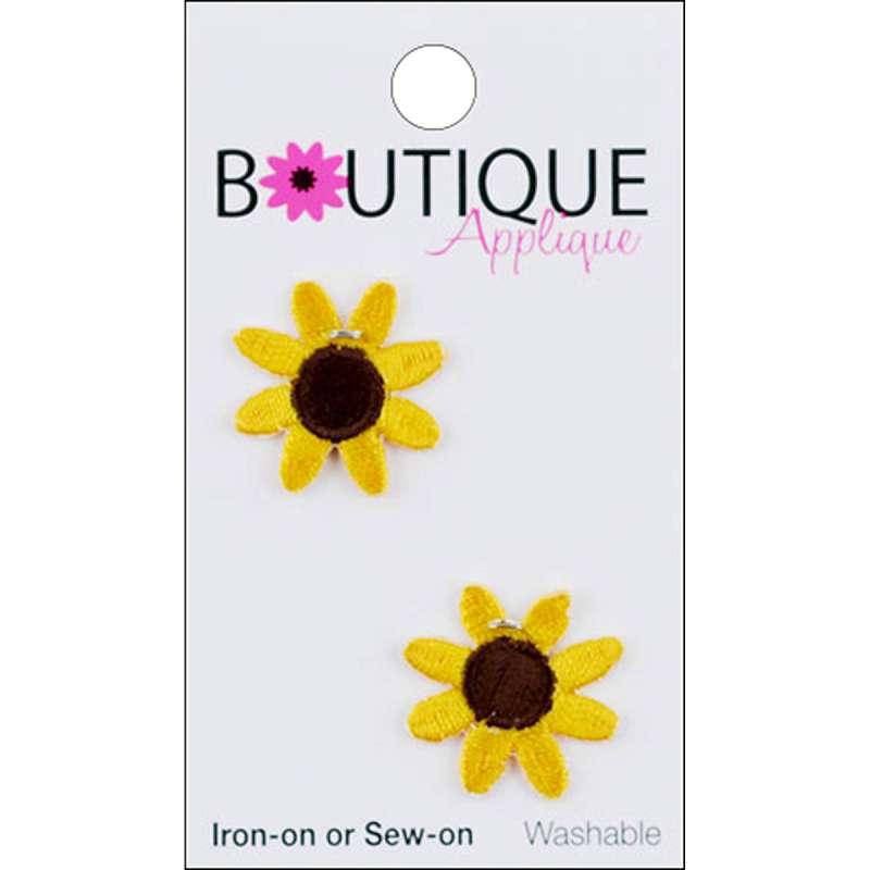 Iron-On Appliques Sunflowers 2/Pkg