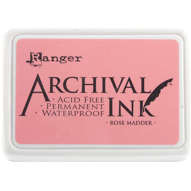 Archival Ink Pad #0 Rose Madder
