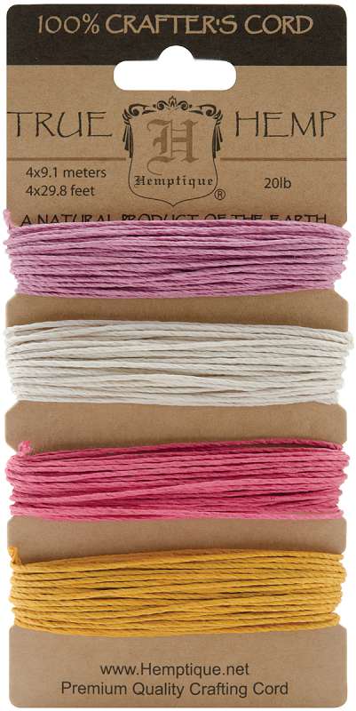 Hemp Cord 20lb 120' Spring Bloom 2