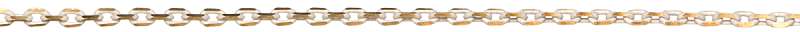 Jewelry Basics Metal Chain 1/Pkg White Gold Small Oval 48"