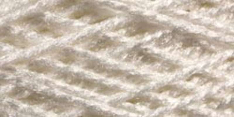 Needloft Craft Yarn 20yd White