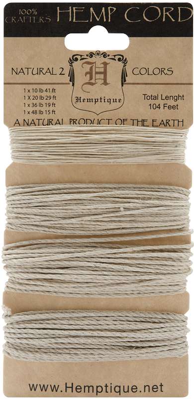 Hemp Cord 104' Natural