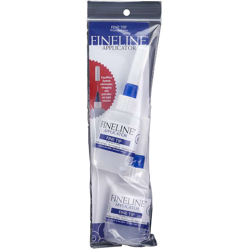 Fineline 20 Gauge Applicators & Bottles - Empty 2/Pkg 1.25oz