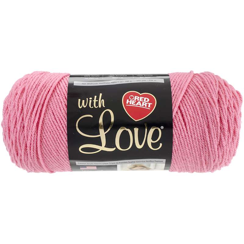 Red Heart With Love Yarn Bubble Gum