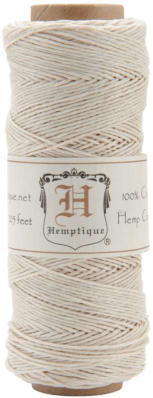 Hemp Cord Spool 10lb 205' White