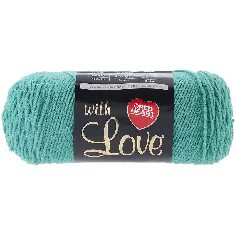 Red Heart With Love Yarn Iced Aqua