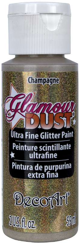 Glamour Dust Glitter Paint 2oz Champagne