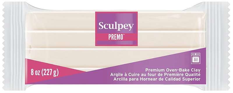 Premo Sculpey Polymer Clay 8oz Translucent