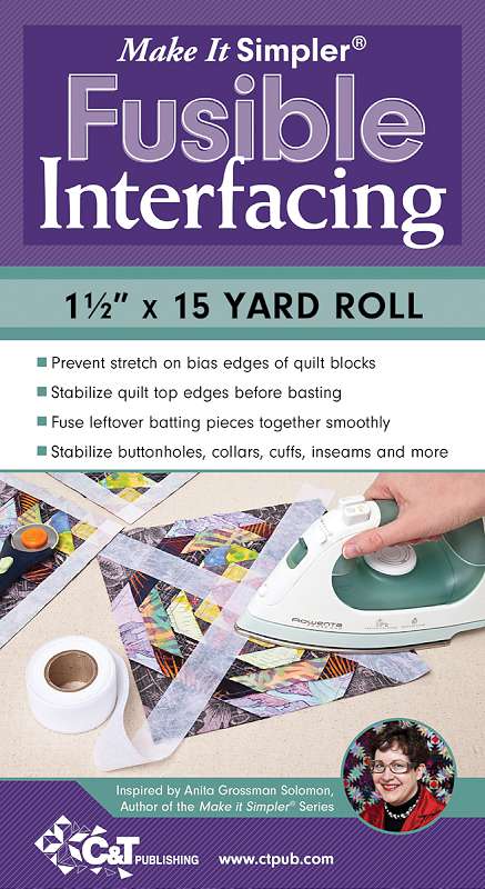 Make It Simpler Fusible Interfacing 1.5"X15yd