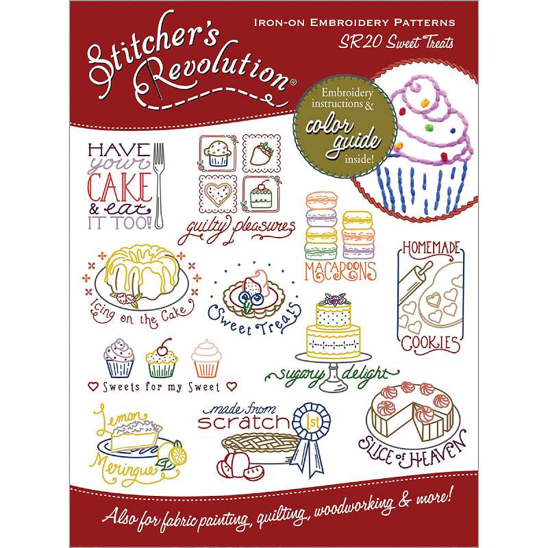 Stitcher's Revolution Iron-On Transfers Sweet Treats