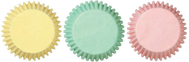 Mini Baking Cups Pastels 100/Pkg