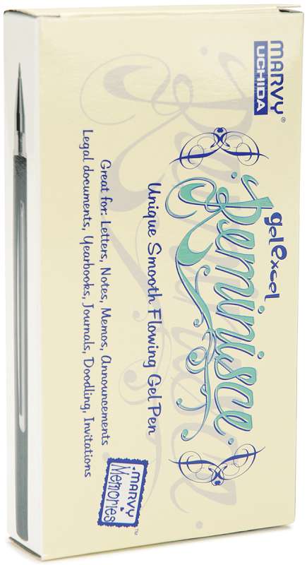 Reminisce Gel Pen Open Stock White