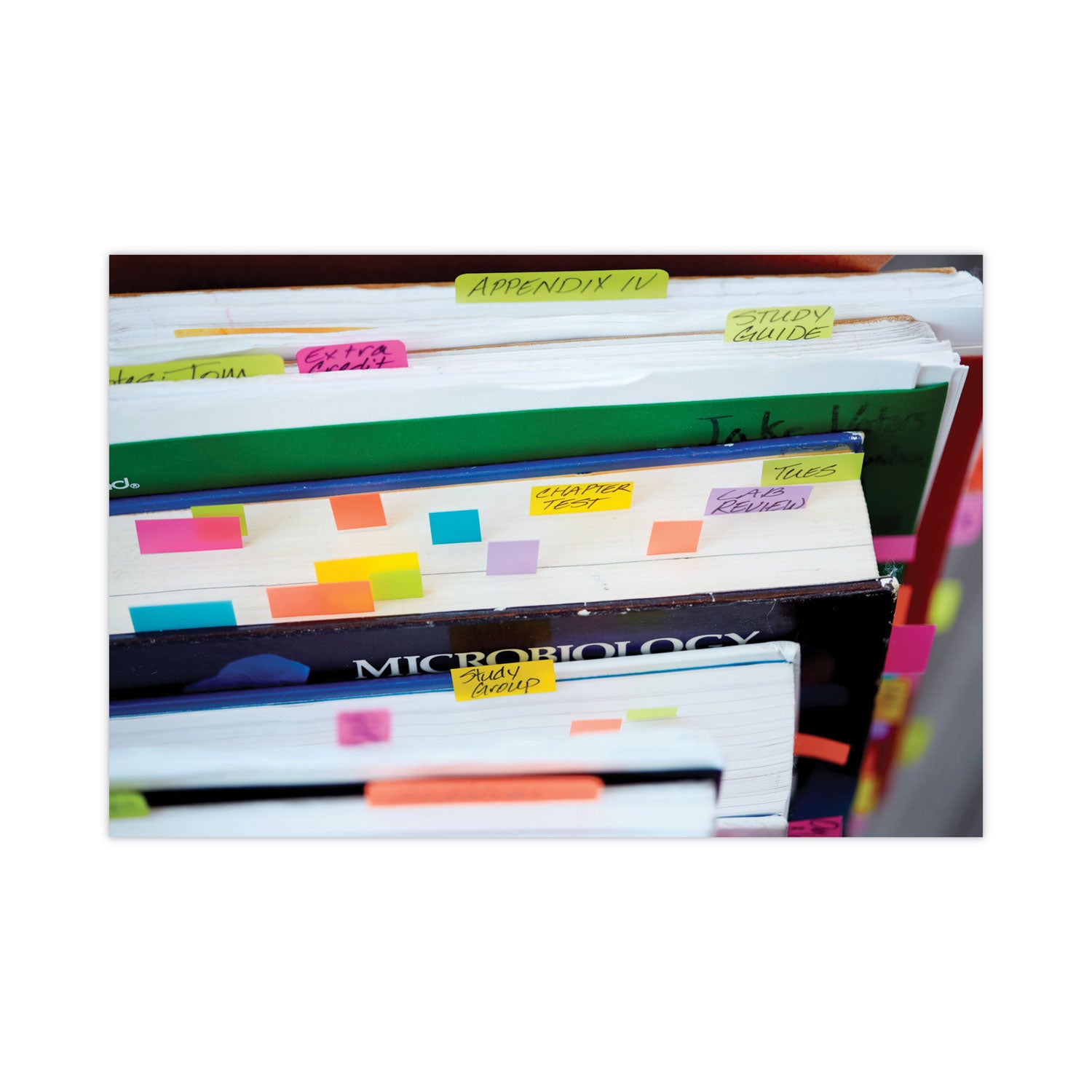 Post-it® Flags Standard Page Flags in Dispenser, Blue, 100 Flags/Dispenser