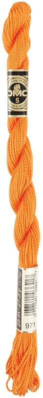 DMC Pearl Cotton Skein Size 5 27.3yd Pumpkin