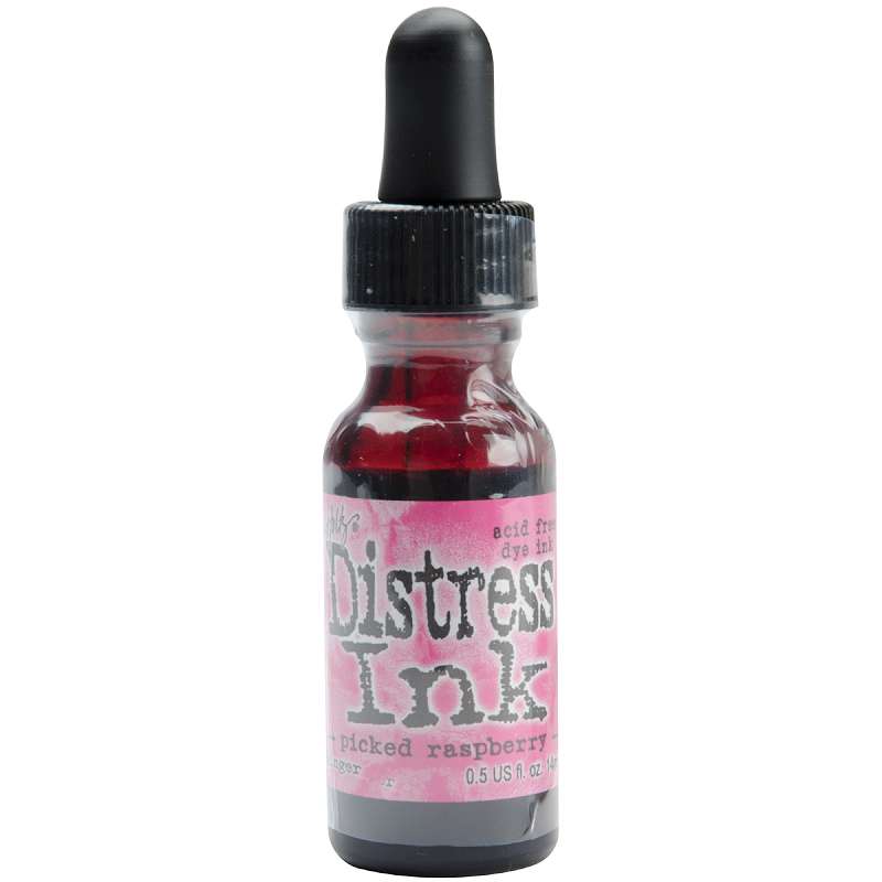 Distress Pad Re-Inker .5oz Picked Raspberry