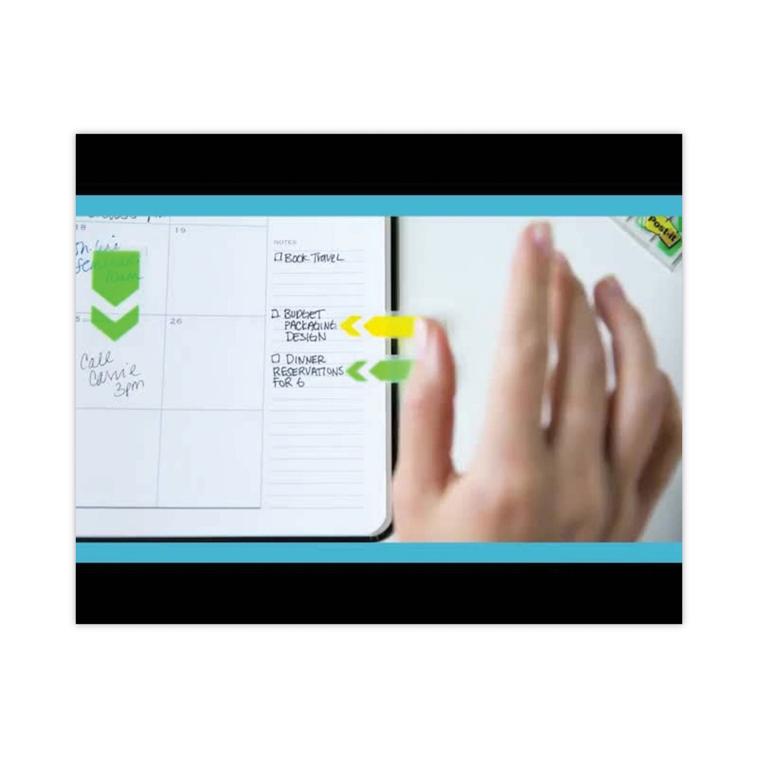 Post-it® Flags Standard Page Flags in Dispenser, Red, 100 Flags/Dispenser