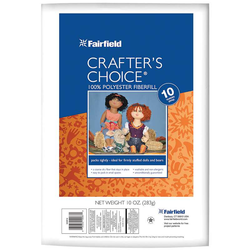 Crafter's Choice Polyester Fiberfill 10oz FOB: MI