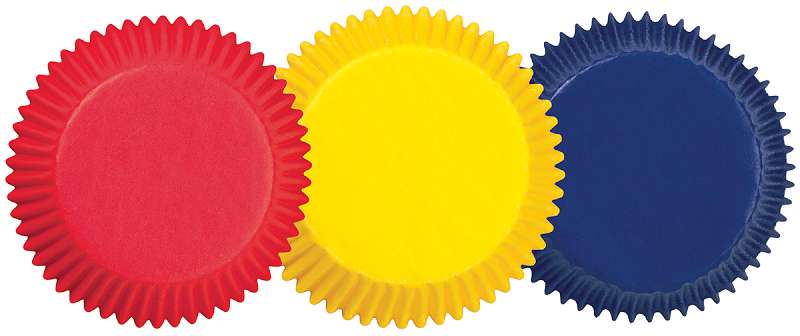 Standard Baking Cups Primary 75/Pkg