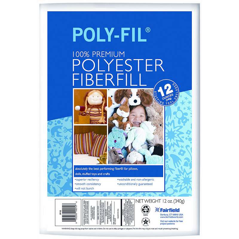 Poly-Fil Premium Polyester Fiberfill 12oz FOB: MI