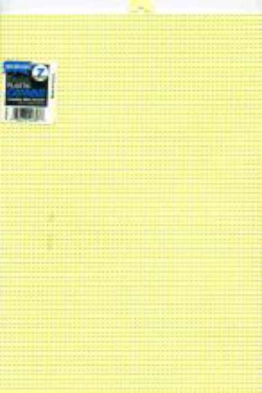 Plastic Canvas 7 Count 10"X13" Yellow