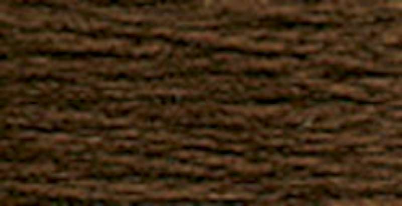 DMC 6-Strand Embroidery Cotton 8.7yd Ultra Dark Coffee Brown