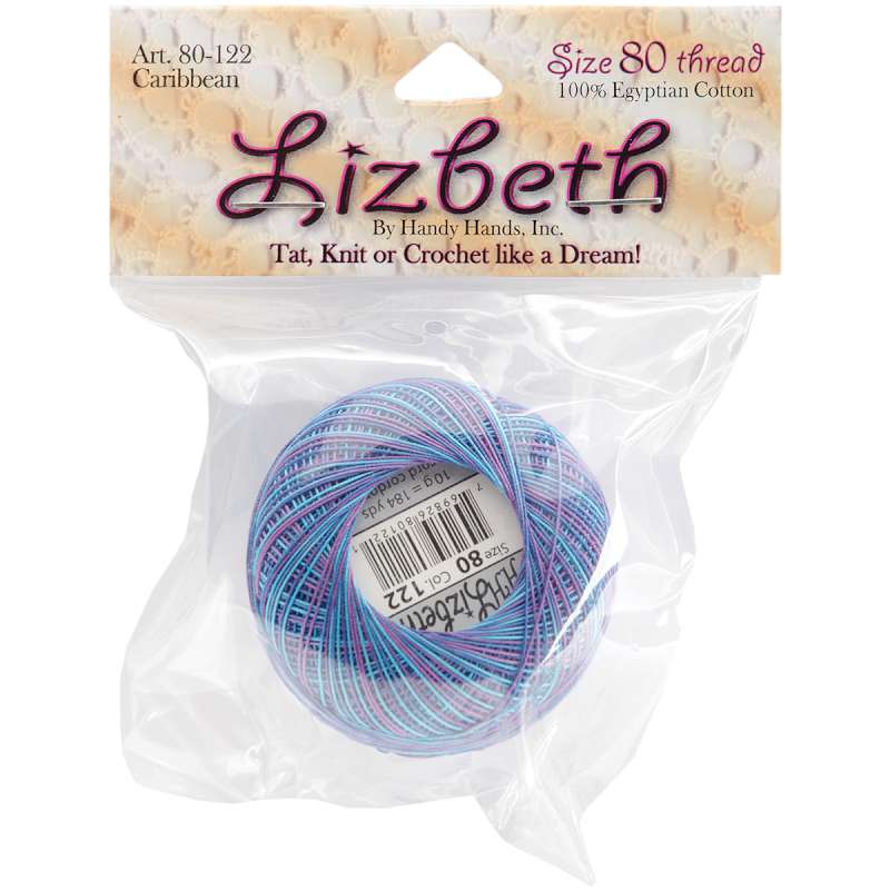 Lizbeth Cordonnet Cotton Size 80 Caribbean