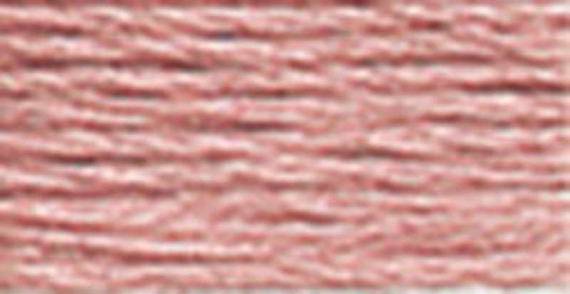 DMC 6-Strand Embroidery Cotton 8.7yd Medium Light Shell Pink-Between 223 &224