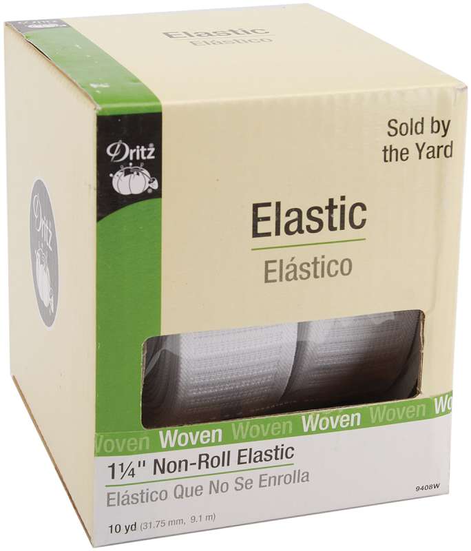 Non-Roll Elastic 3/4"X18yd White