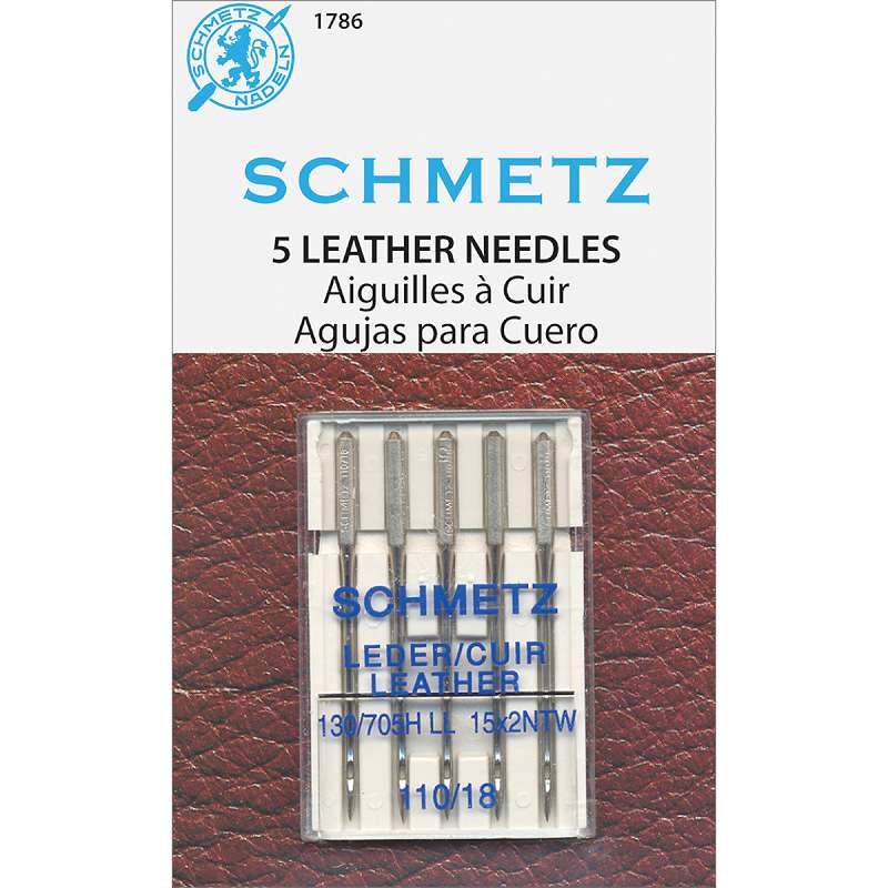 Leather Machine Needles Size 18/110 5/Pkg