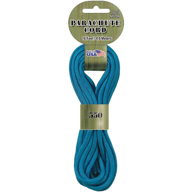 Parachute Cord 4mmx16' Turquoise