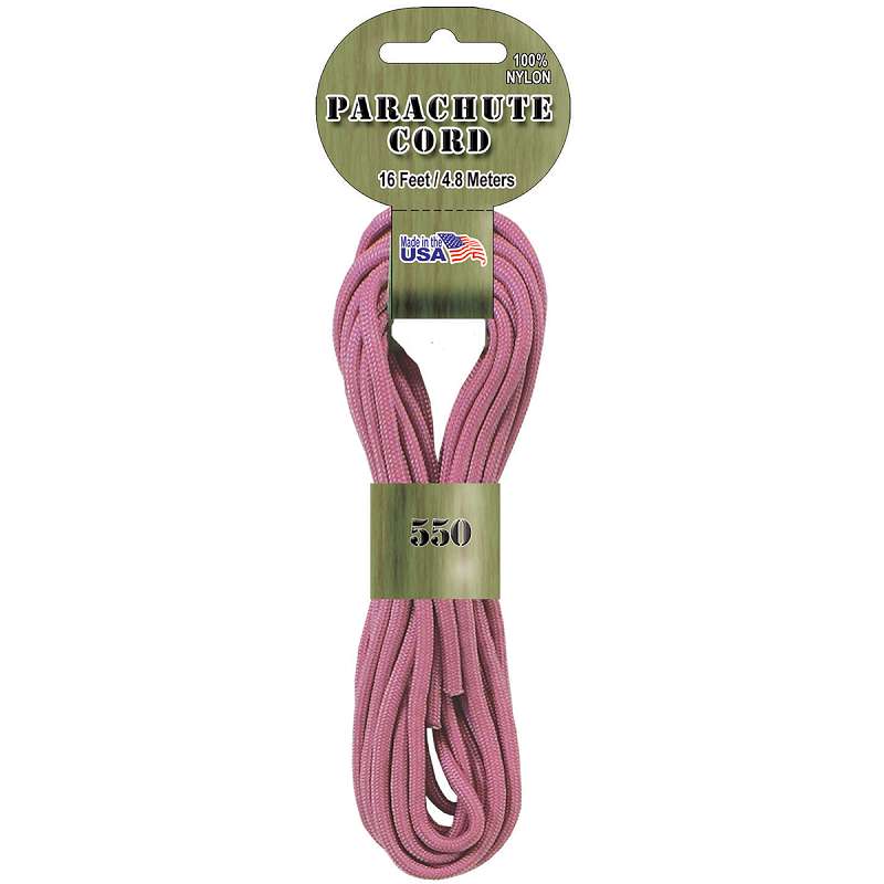 Parachute Cord 4mmx16' Pink