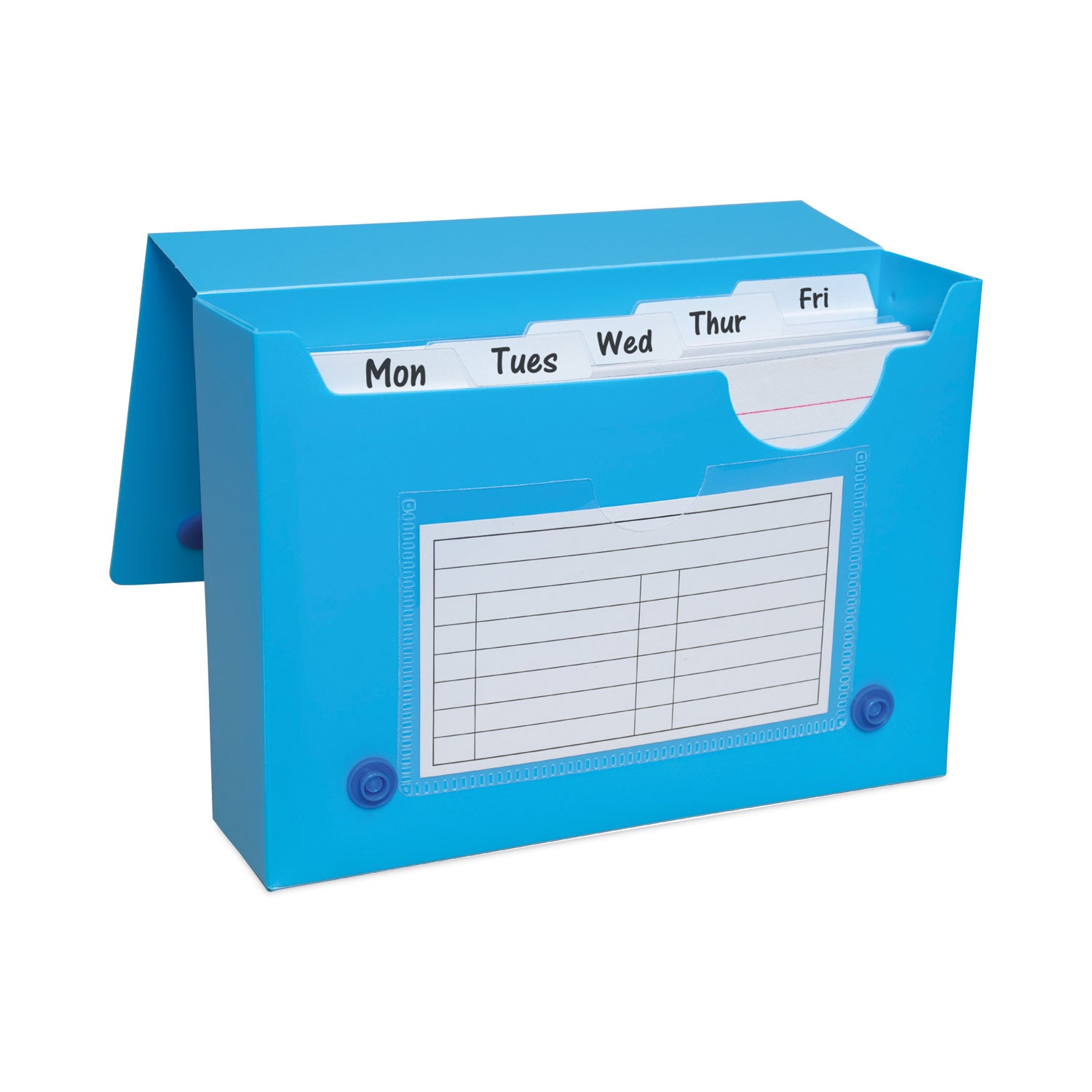 C-Line® Index Card Case, Holds 200 4 x 6 Cards, Polypropylene, Assorted