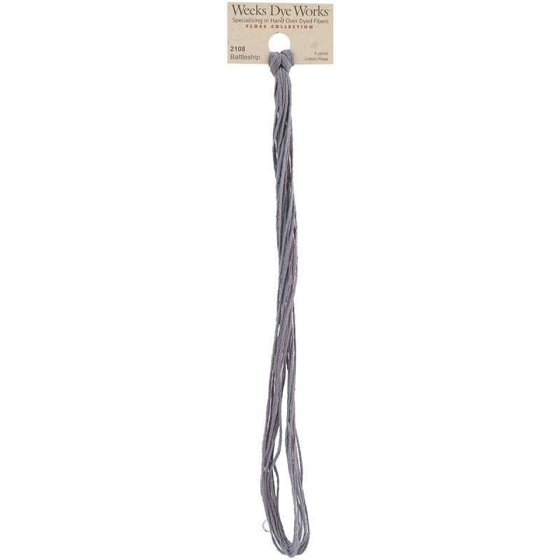 Weeks Dye Works 6-Strand Embroidery Floss 5yd-Battleship