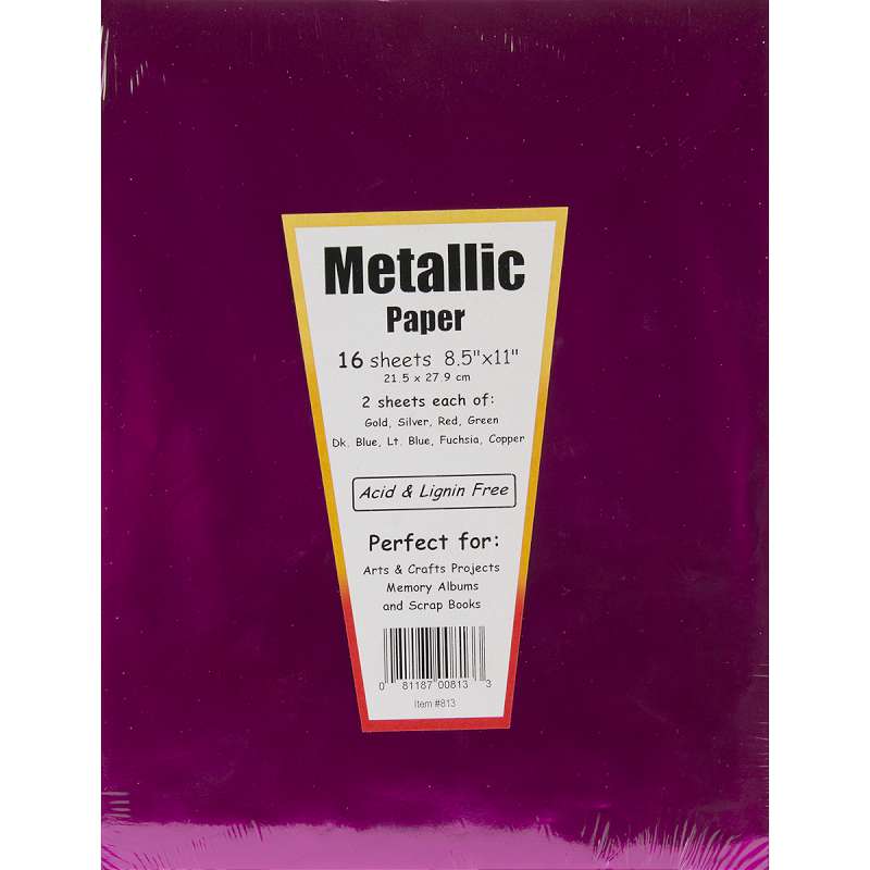 Specialty Paper 8.5"X11" 16/Pkg Metallic
