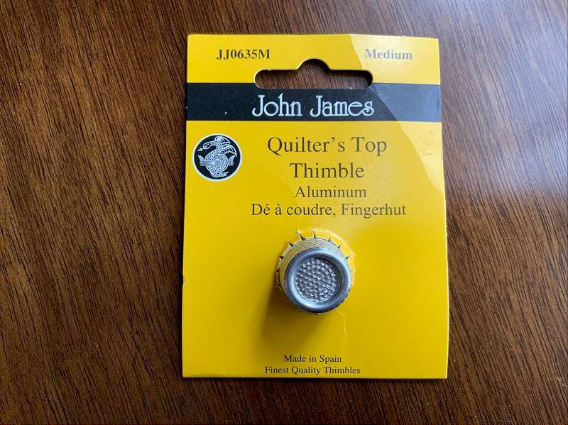 aluminum Crimp Top Thimble Medium Size 7