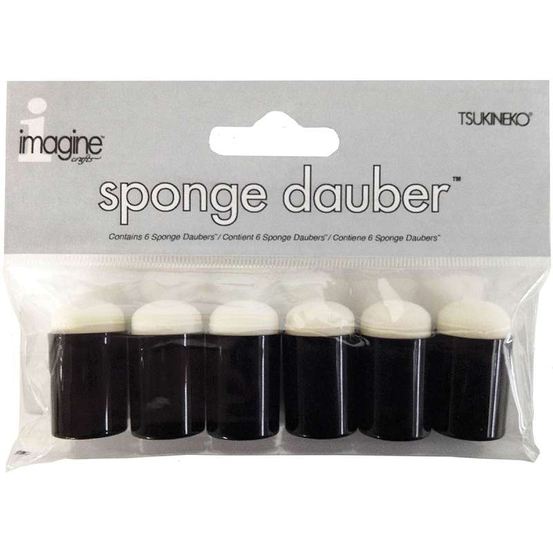 Sponge Daubers 6/Pkg 1.25"X.625"X.625"