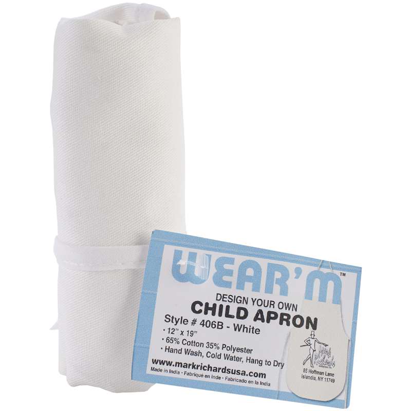Child Apron 12"X19" White