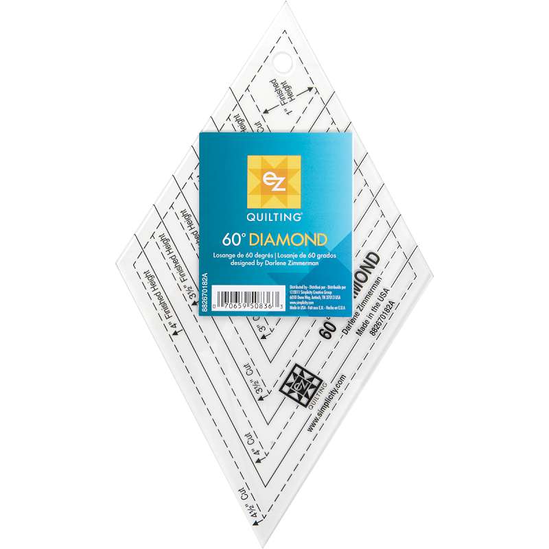 60 Degree Diamond Shape Acrylic Tool 1" To 4-1/2"