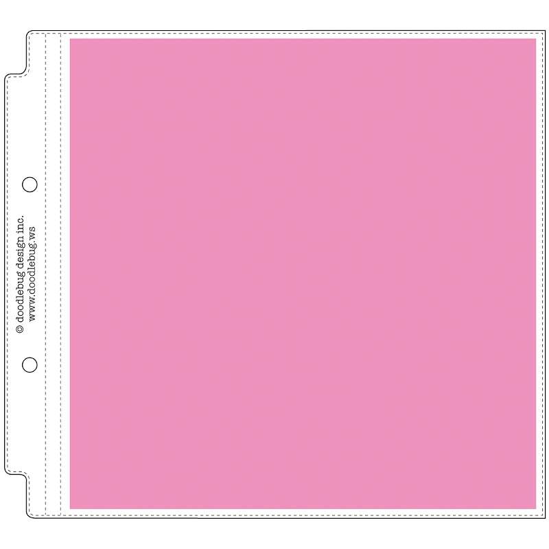 Doodlebug Page Protectors 8"X8" 12/Pkg (1) 8"X8" Pocket