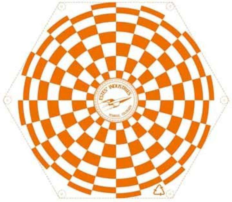 Model Rocket Recovery 12" Plastic Parachute