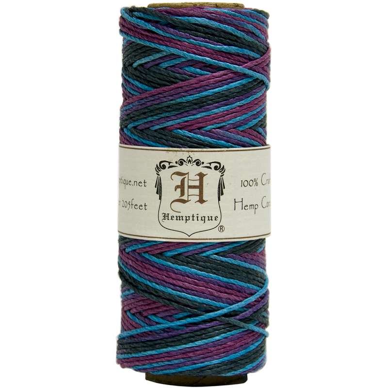 Hemp Variegated Cord Spool 20lb 205' Party