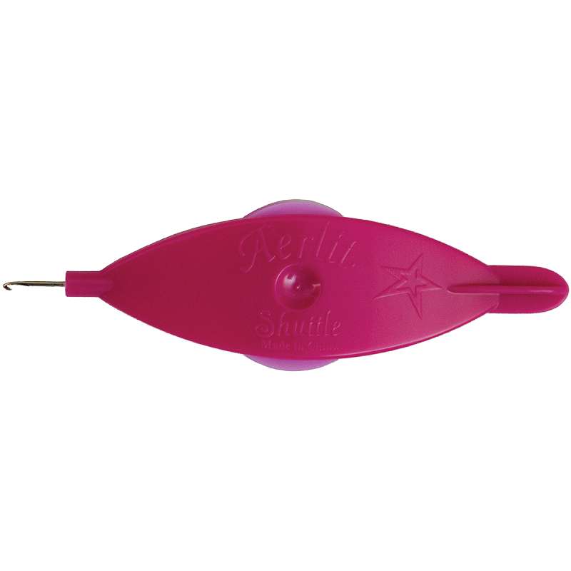 Aerlit Tatting Shuttle W/2 Bobbins Pink Berry