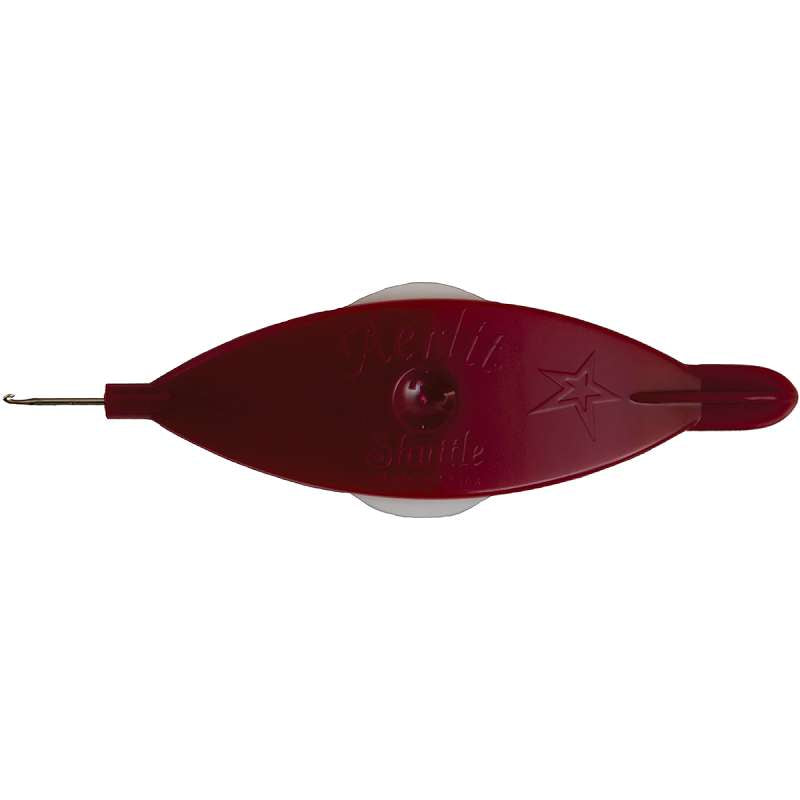 Aerlit Tatting Shuttle W/2 Bobbins Cherry Vanilla