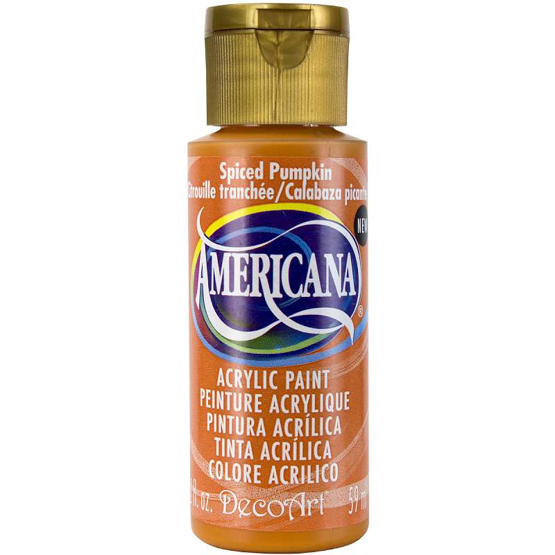 Americana Acrylic Paint 2oz Spiced Pumpkin - Opaque