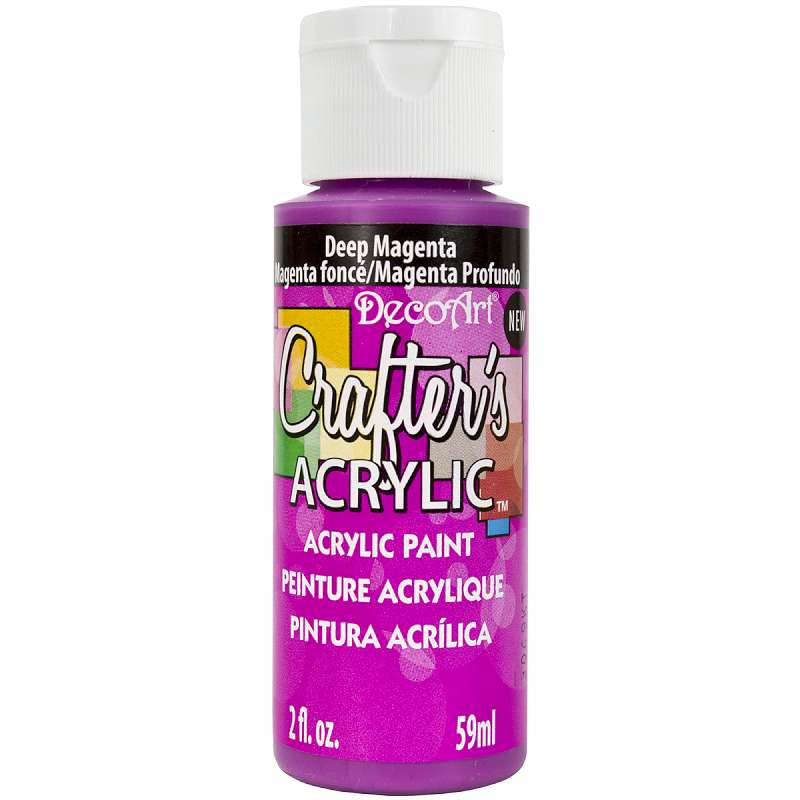 Crafter's Acrylic All-Purpose Paint 2oz Deep Magenta
