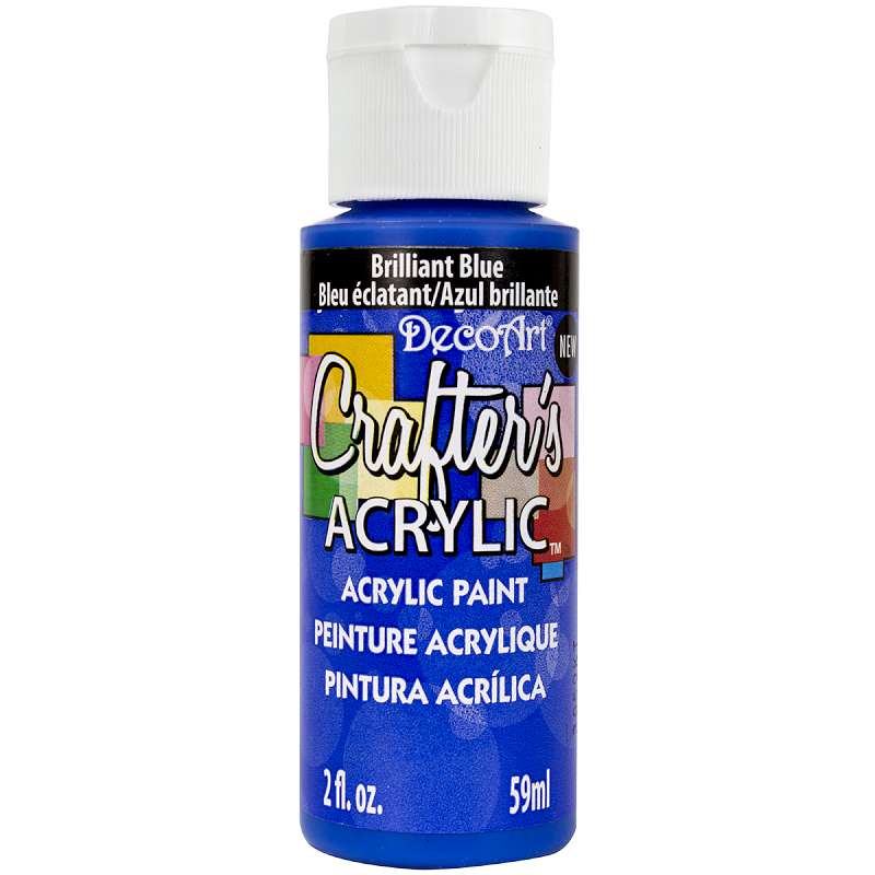 Crafter's Acrylic All-Purpose Paint 2oz Brilliant Blue