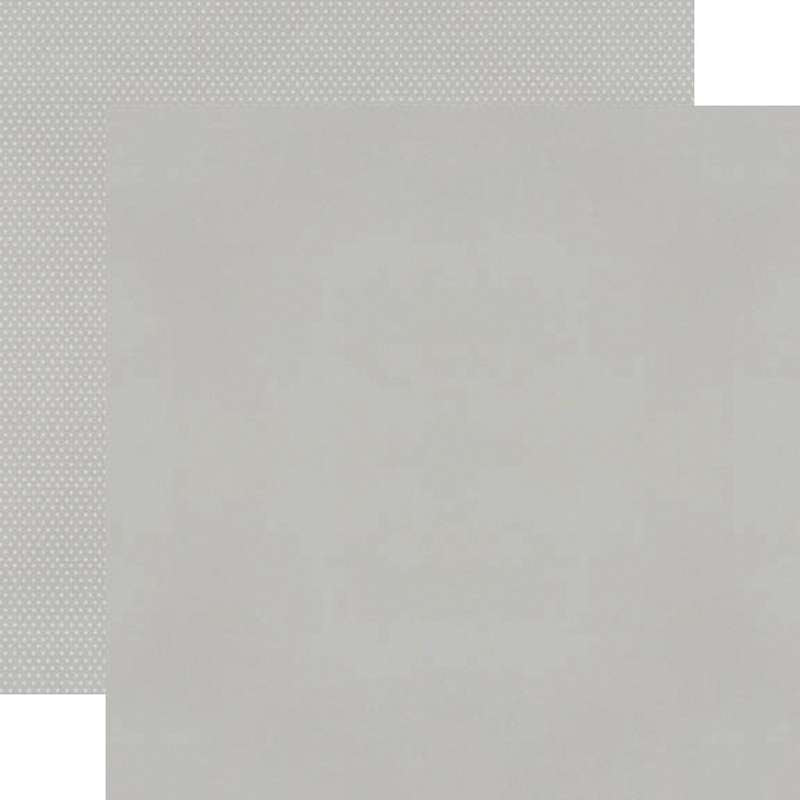 Simple Stories Color Vibe Double-Sided Cardstock 12"X12" Grey Basics