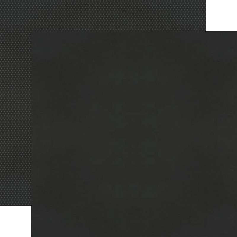 Simple Stories Color Vibe Double-Sided Cardstock 12"X12" Black Basics