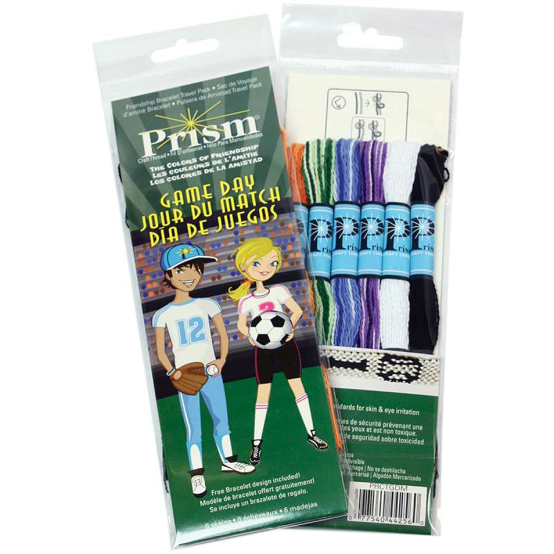 Prism 6-Strand Mini Floss Pack 6/Pkg Game Day