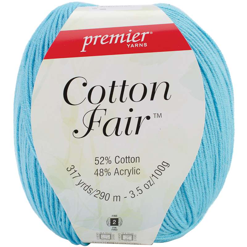 Cotton Fair Solid Yarn Turquoise